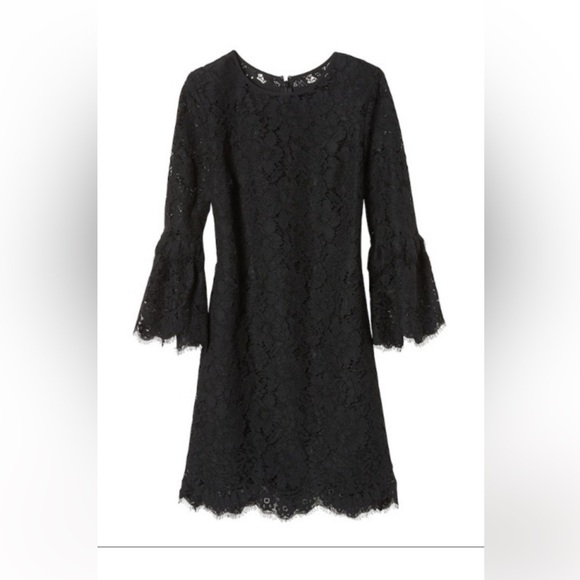 Banana Republic Dresses & Skirts - NWT Banana Republic
Black Lace Dress With 3/4 Bell Sleeves Size 10